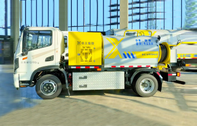 纯电动下水路畅通洗濯车