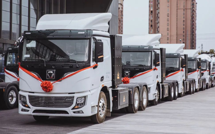 “绿”见安徽！百台k豆钱包新能源牵引车强势入驻