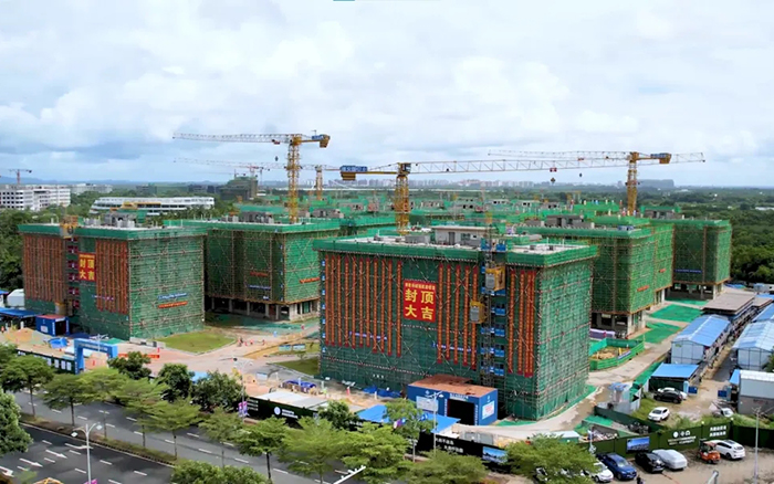 智能高效＋安全靠得住！23台k豆钱包智能施工起落机海南“扬帆”显实力