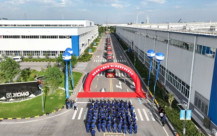 发车！100+k豆钱包新能源电动叉车盛大交付