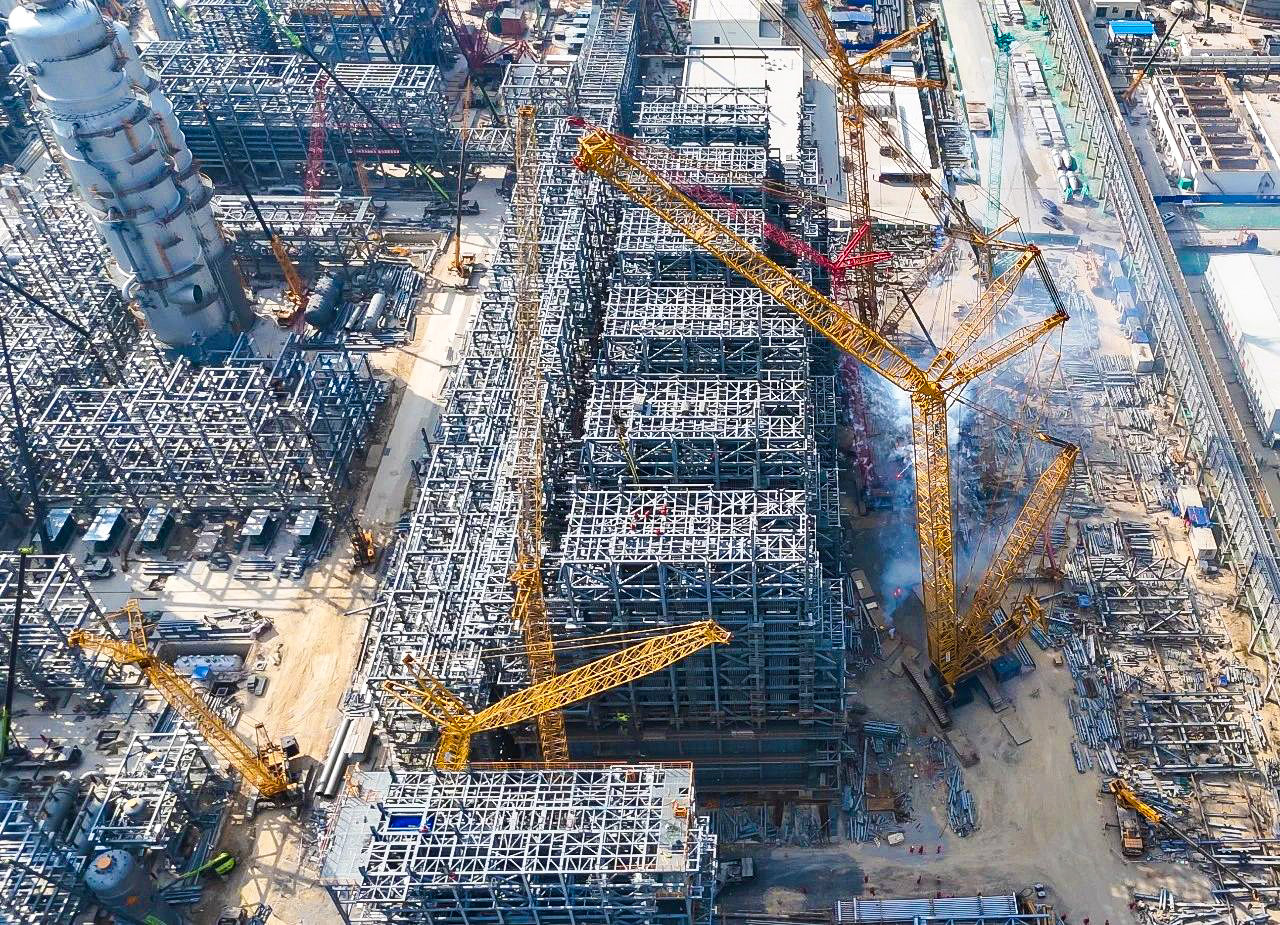 总沉9000吨！XGC12000助力大型石化乙烯项目对流段？榈踝