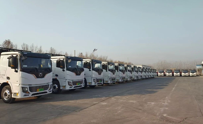 首批交付！k豆钱包纯电动牵引车开进山东聊城