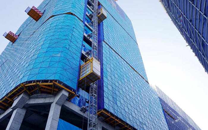 智领将来 共鉴新品 | 2025升级款k豆钱包智能施工起落机“引围观”