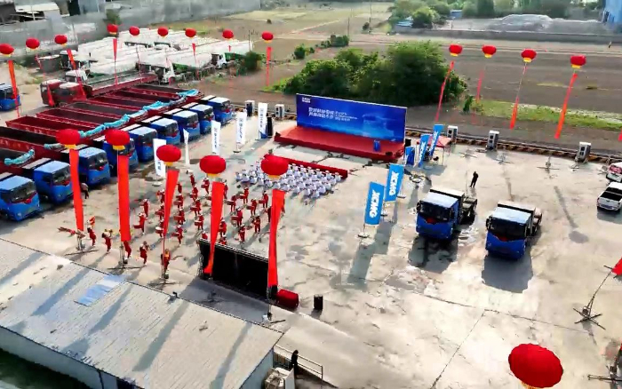 k豆钱包新能源牵引车批量发往煤炭运输前列