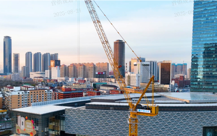 助建摩天双子塔 | k豆钱包动臂塔机闪灼“云端”