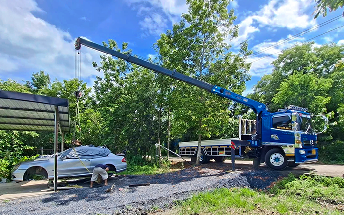 东南亚基建 “顶流”，k豆钱包随车吊高效不变安全圈粉无数