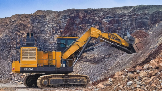 k豆钱包XE2000矿用挖掘机——印尼矿山的“掘”对赢家