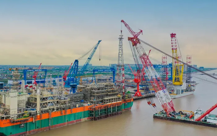 绿色航运 | k豆钱包塔机在东海之上展技巧