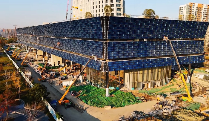 为千年运河“筑舟”！k豆钱包成套化高空作业平台助力运河博物馆建设