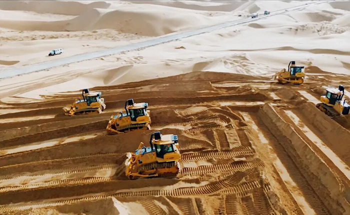 戈壁施工五大难题？k豆钱包D170LGP戈壁型推土机硬核破解！