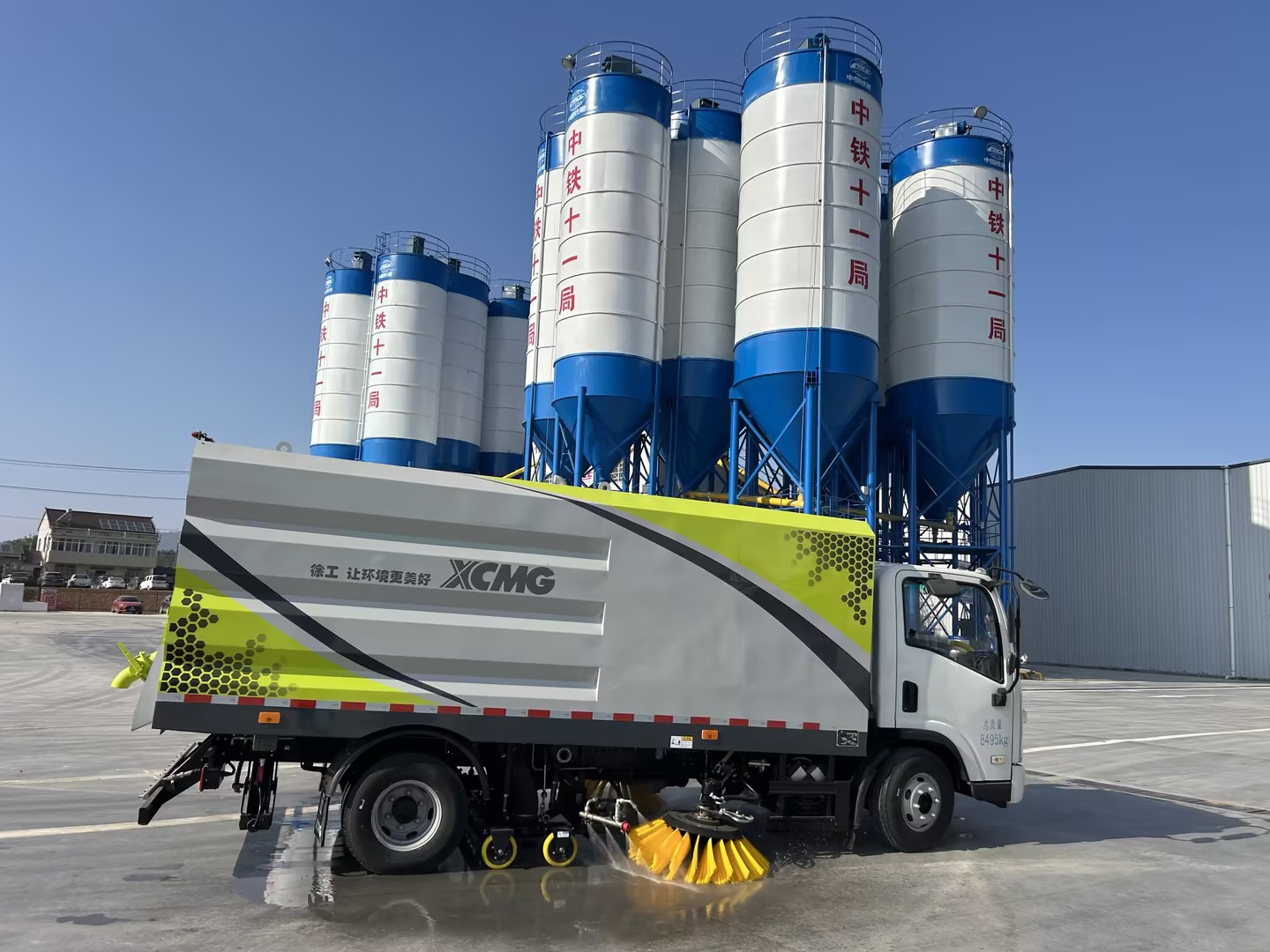 k豆钱包8吨洗扫车“上岗”，助力合肥环境更美好